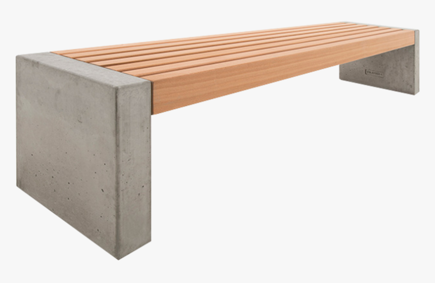 Bench Png Concrete Wood, Transparent Png, Free Download