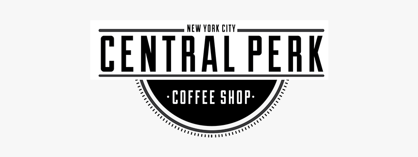 Central Perk Logo Black And White Hd Png Download Kindpng