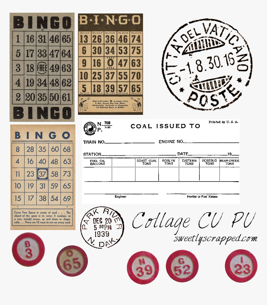 Bingo Card Clip Art, HD Png Download, Free Download