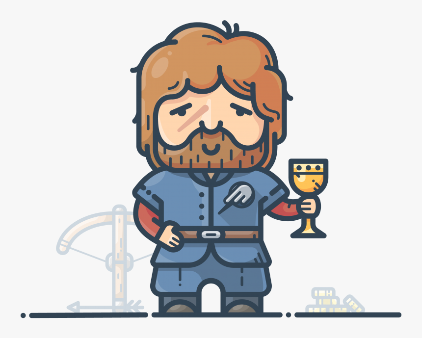 Cartoon Tyrion Lannister Drawing, HD Png Download, Free Download