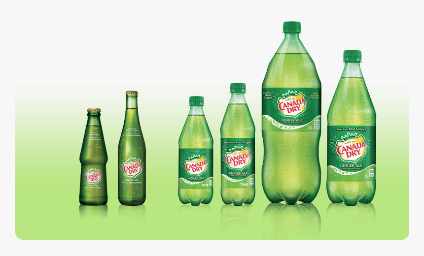 Canada Dry Ginger Ale Products In Different Bottle - Canada Dry Bottle, HD Png Download, Free Download