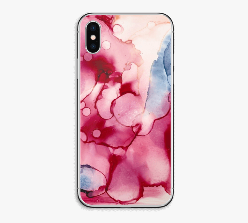 Pink Color Splash Skin Iphone X - Mobile Phone Case, HD Png Download, Free Download