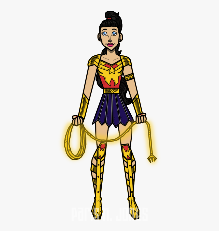 Wonder Girl Donna Teen - Teen Titan Wonder Woman Transparent, HD Png Download, Free Download