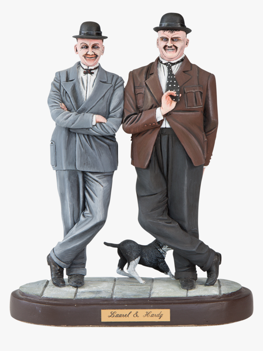 Laurel And Hardy Png - Figurine, Transparent Png, Free Download