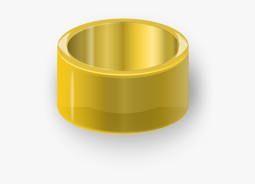 Gold Ring Png Clip Arts - Bangle, Transparent Png, Free Download