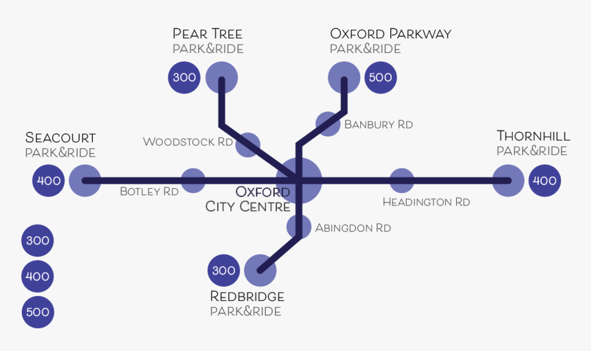 View An Interactive Route Map On Google - Oxford Park And Ride, HD Png Download, Free Download