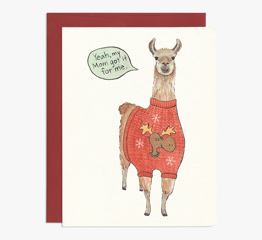 Ugly Sweater Llama - Llama, HD Png Download, Free Download