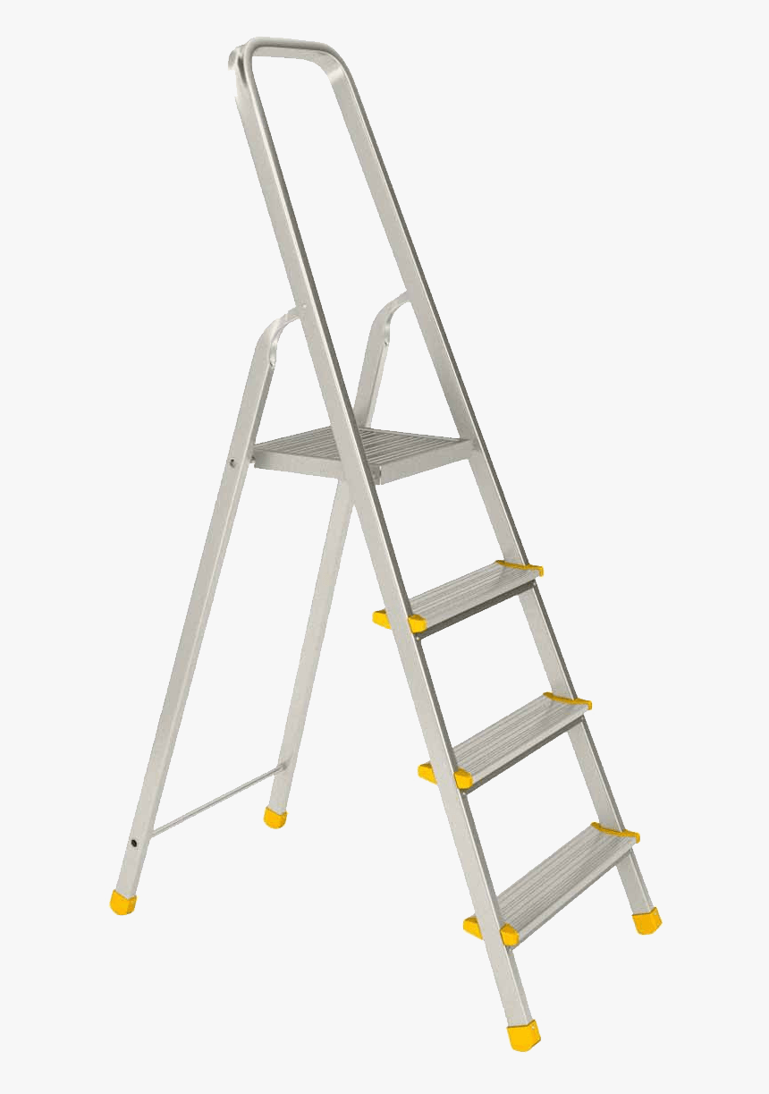 Double Aluminium Ladder - Light Aluminium 4 Step Ladders Australia, HD Png Download, Free Download