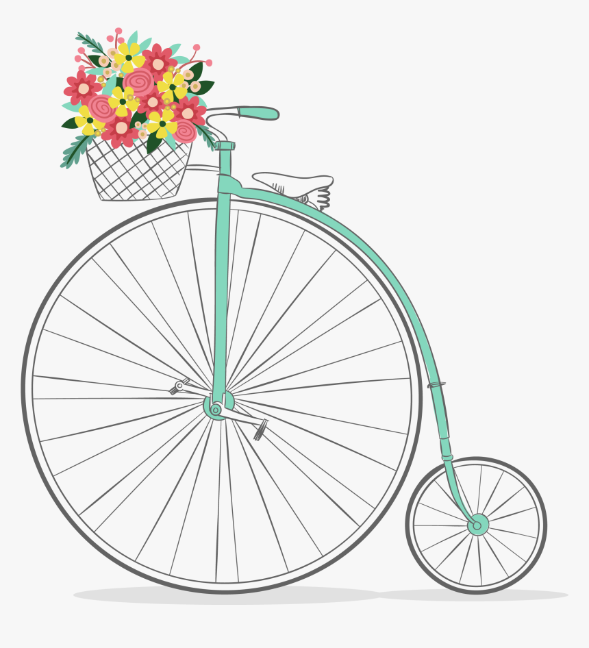 Clip Art Birthday Bicycle, HD Png Download, Free Download