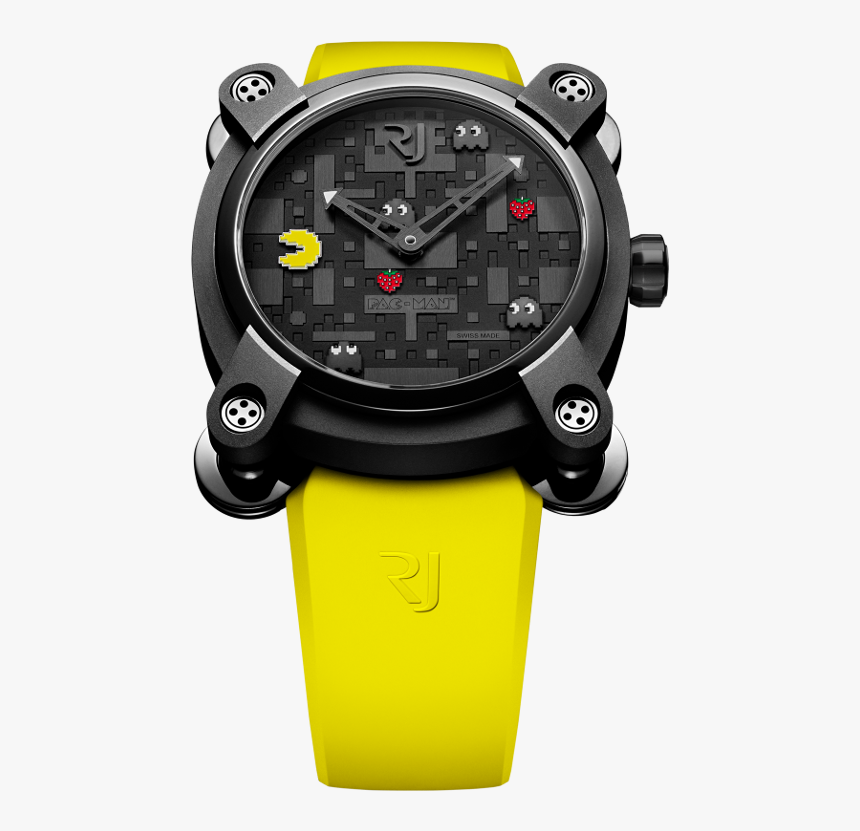 Romain Jerome Moon Dust Steel Mood Silver Auto Mg - Rj Pac Man Watch, HD Png Download, Free Download