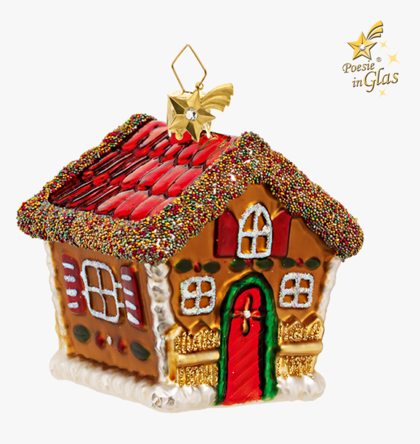 Transparent Christmas Gingerbread House Clipart - Gingerbread House With Transparent Background, HD Png Download, Free Download