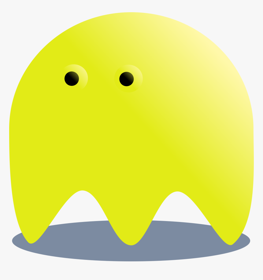 Yellow, Ghost, Pacman, Horror, Fantasy, Monster - Pink, HD Png Download, Free Download