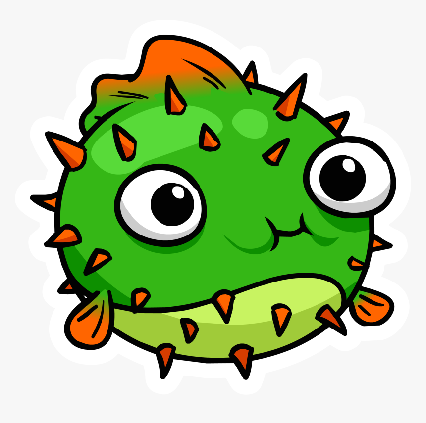 Club Penguin Wiki - Clip Art Puffer Fish, HD Png Download, Free Download