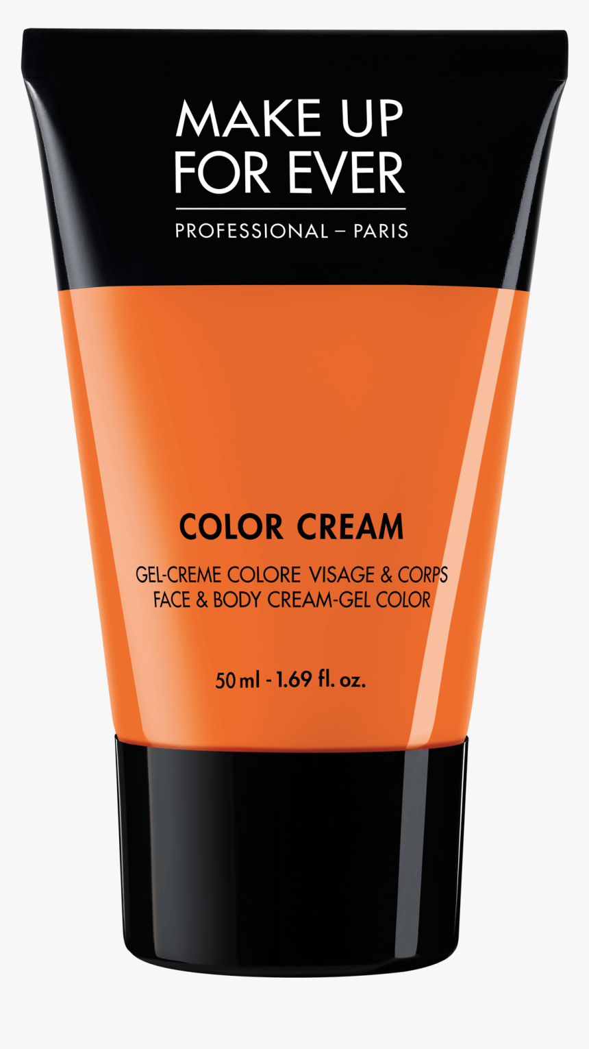 Orange Face & Body Cream-gel Color I000002706 - Make Up For Ever Color Cream, HD Png Download, Free Download