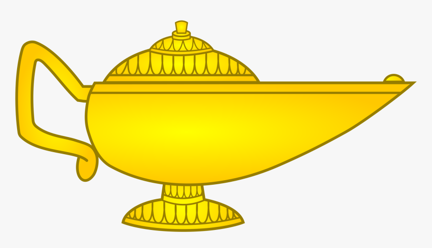 Genie Lamp Png - Oil Lamp, Transparent Png, Free Download