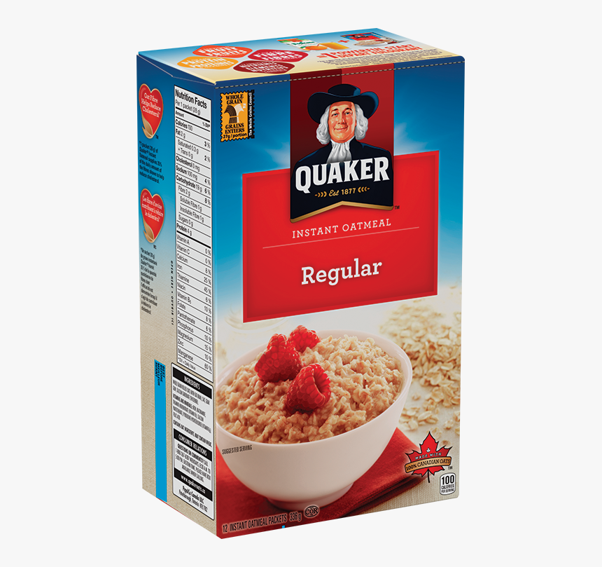 Quaker Plain Oatmeal, HD Png Download, Free Download