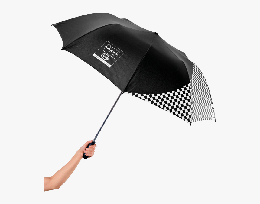 Black Umbrealla - Aston Martin Red Bull Umbrella, HD Png Download, Free Download