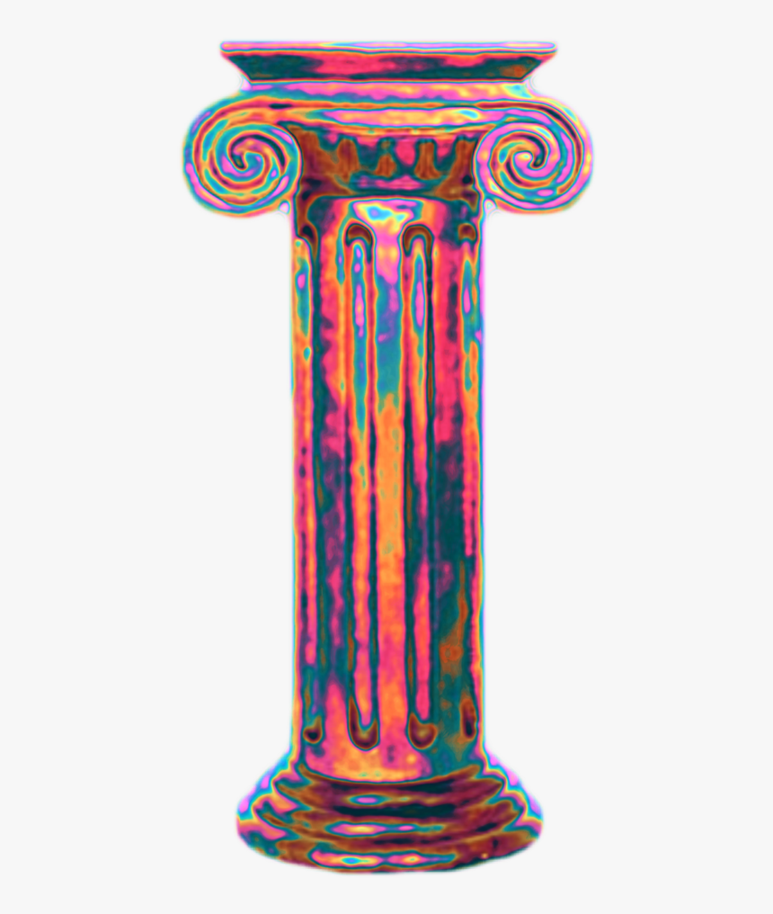 Vaporwave Clipart Column - Vaporwave Column Png, Transparent Png, Free Download