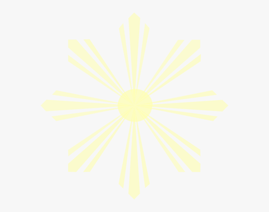 Beams Of Light Clip Art At Clker - Philippines Sun Star, HD Png Download, Free Download
