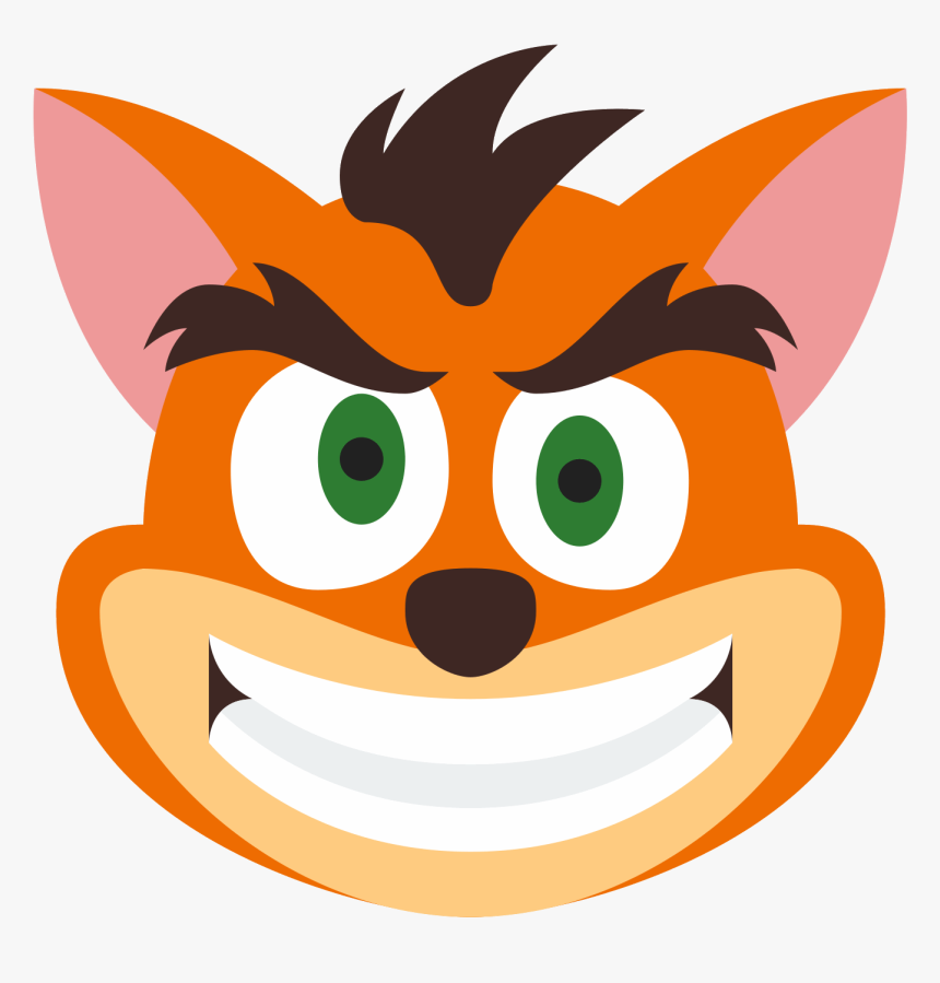 Crash Bandicoot Head Icon, HD Png Download, Free Download