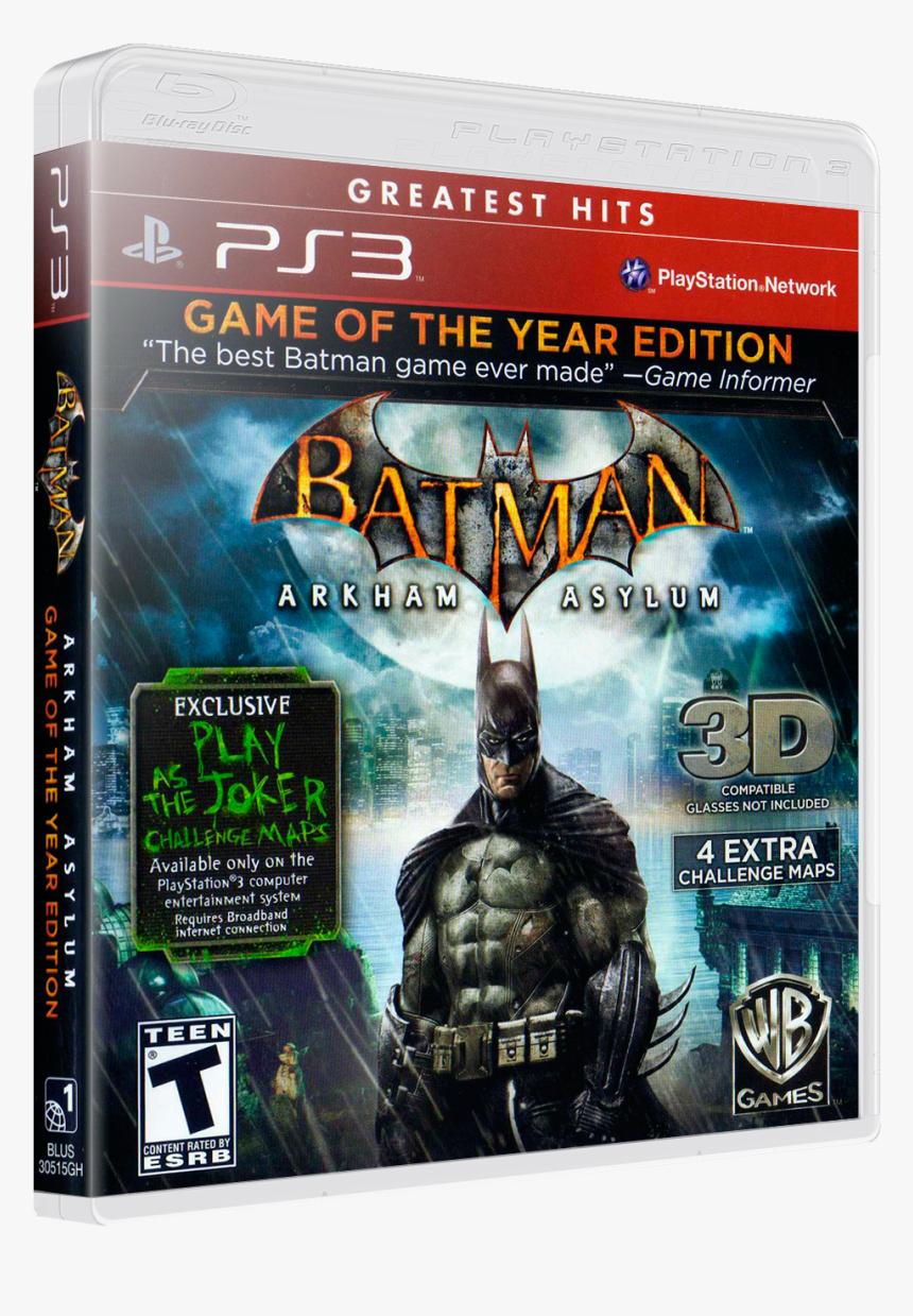 Batman Arkham City Ps3 Game Of The Year Edition, HD Png Download - kindpng