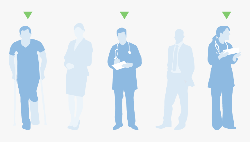 A Healthcare Consumer, Male Doctor And Female Doctor - Illustration, HD Png Download, Free Download