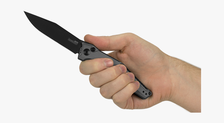 Kershaw Launch - Holding Knife First Person, HD Png Download, Free Download