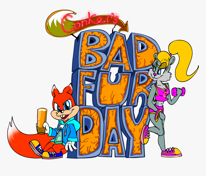 Starring Conker And Berri - Cartoon, HD Png Download, Free Download